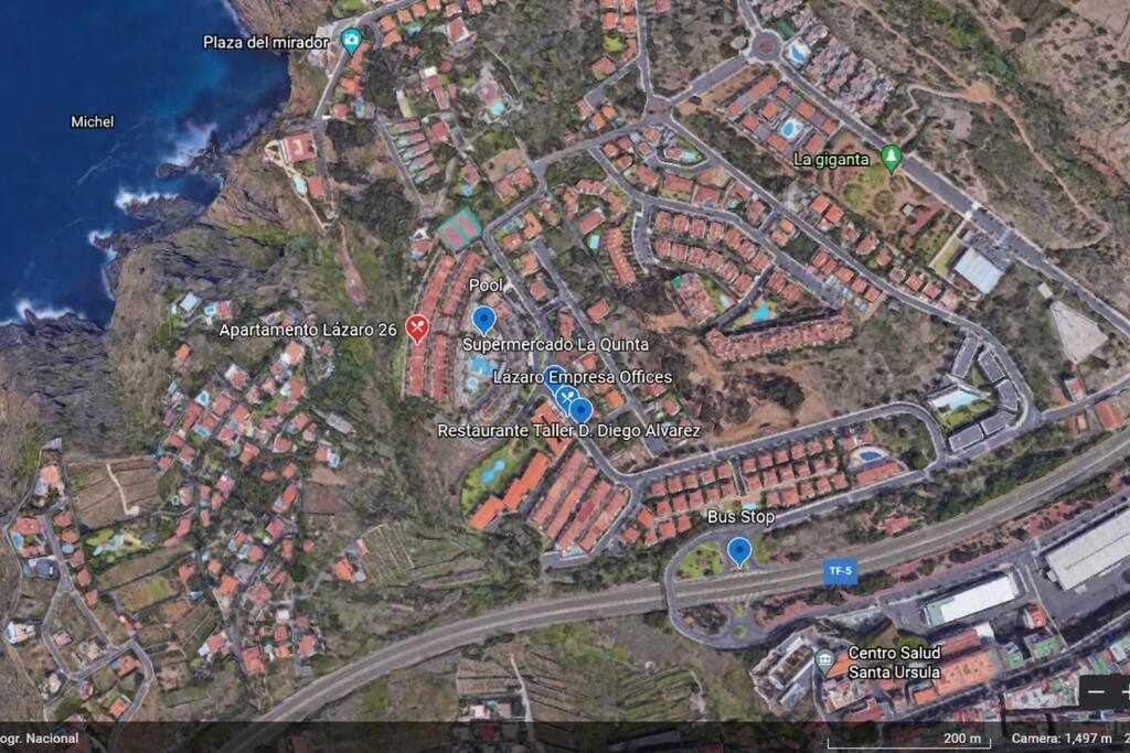 Apartamento Lazaro 26 Terraza Con Vistas Al Mar Санта-Урсула Экстерьер фото